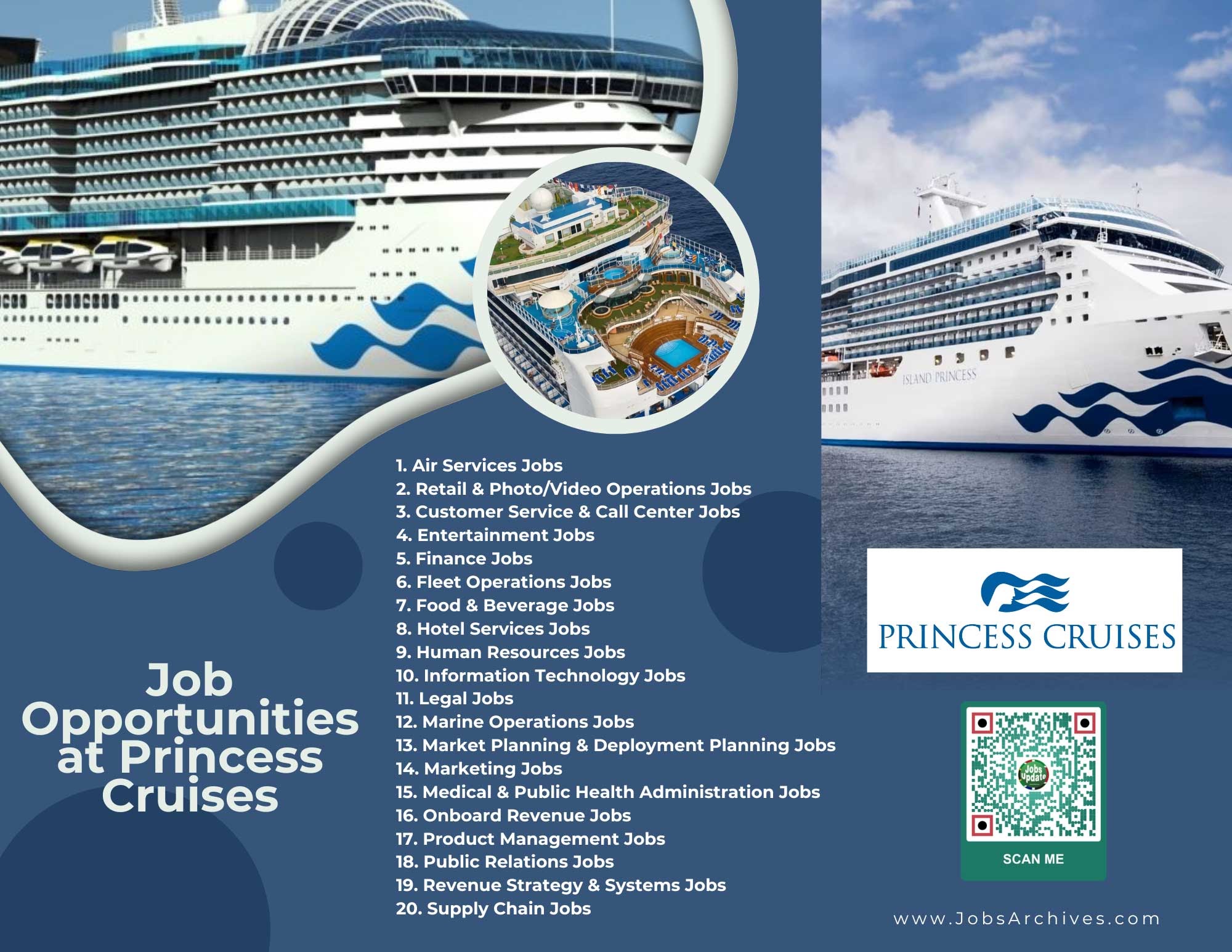 princess cruise ship jobs & careers