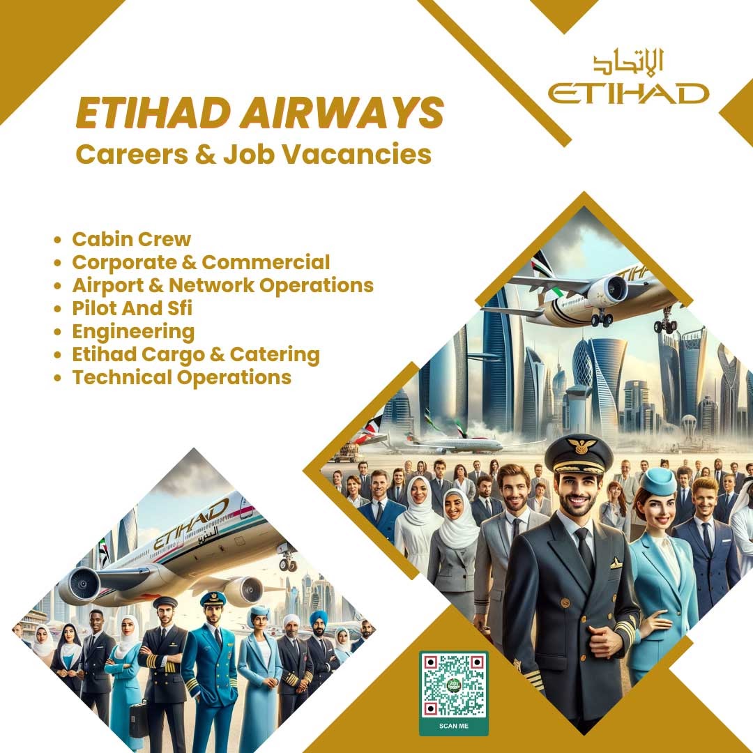 Etihad Airways Careers & Job Vacancies 2024 Working And Operating In